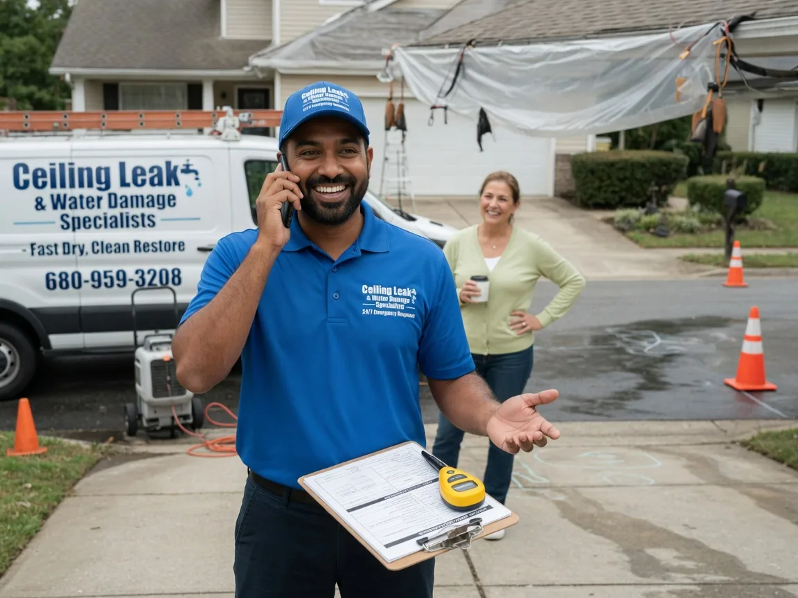 Ceiling Leak Cleanup Haugen, WI FAQs
